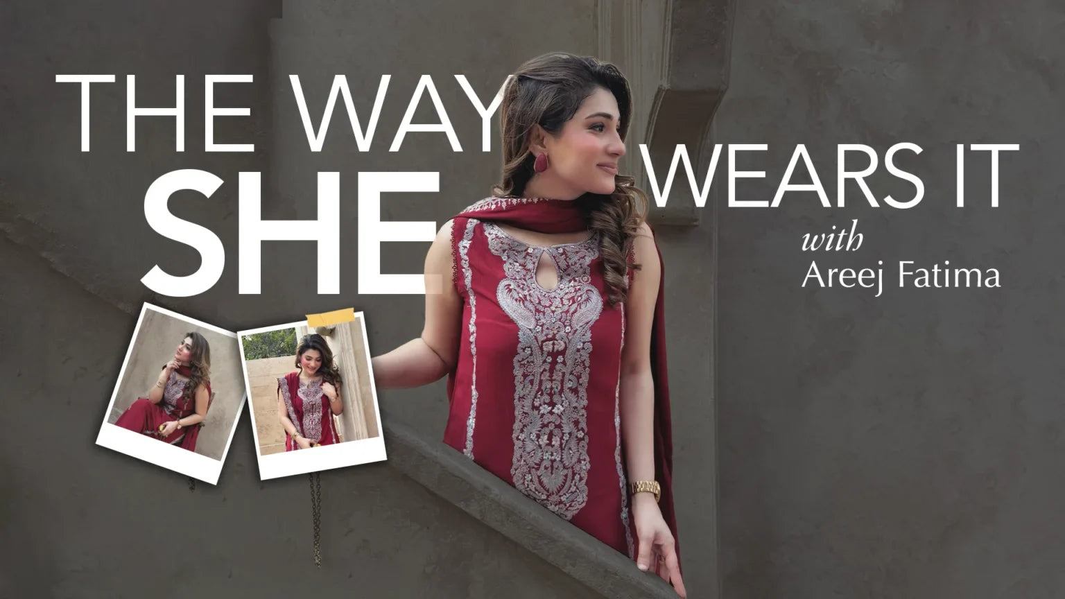 Eid in Crimson with Areej Fatima