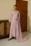 Rosette – Pastel Pink Luxury Embroidered Silk Set (3 Piece)