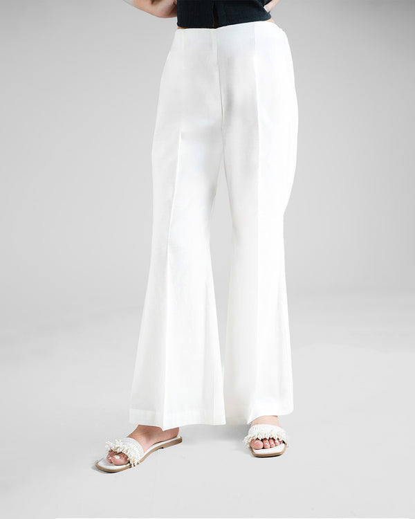 White Bell Bottoms