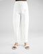 White Straight Trousers