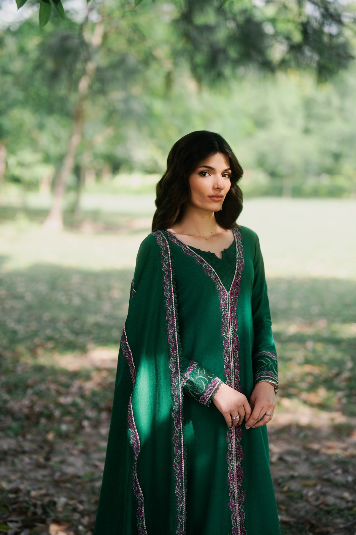 Eden 3 Piece Embroidered Premium Karandi