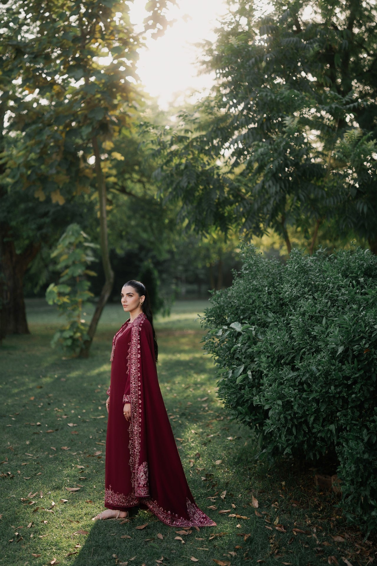 Scarlet 3 Piece Embroidered Premium Karandi