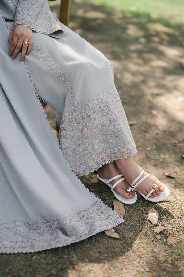 Mist 3 Piece Embroidered Premium Karandi