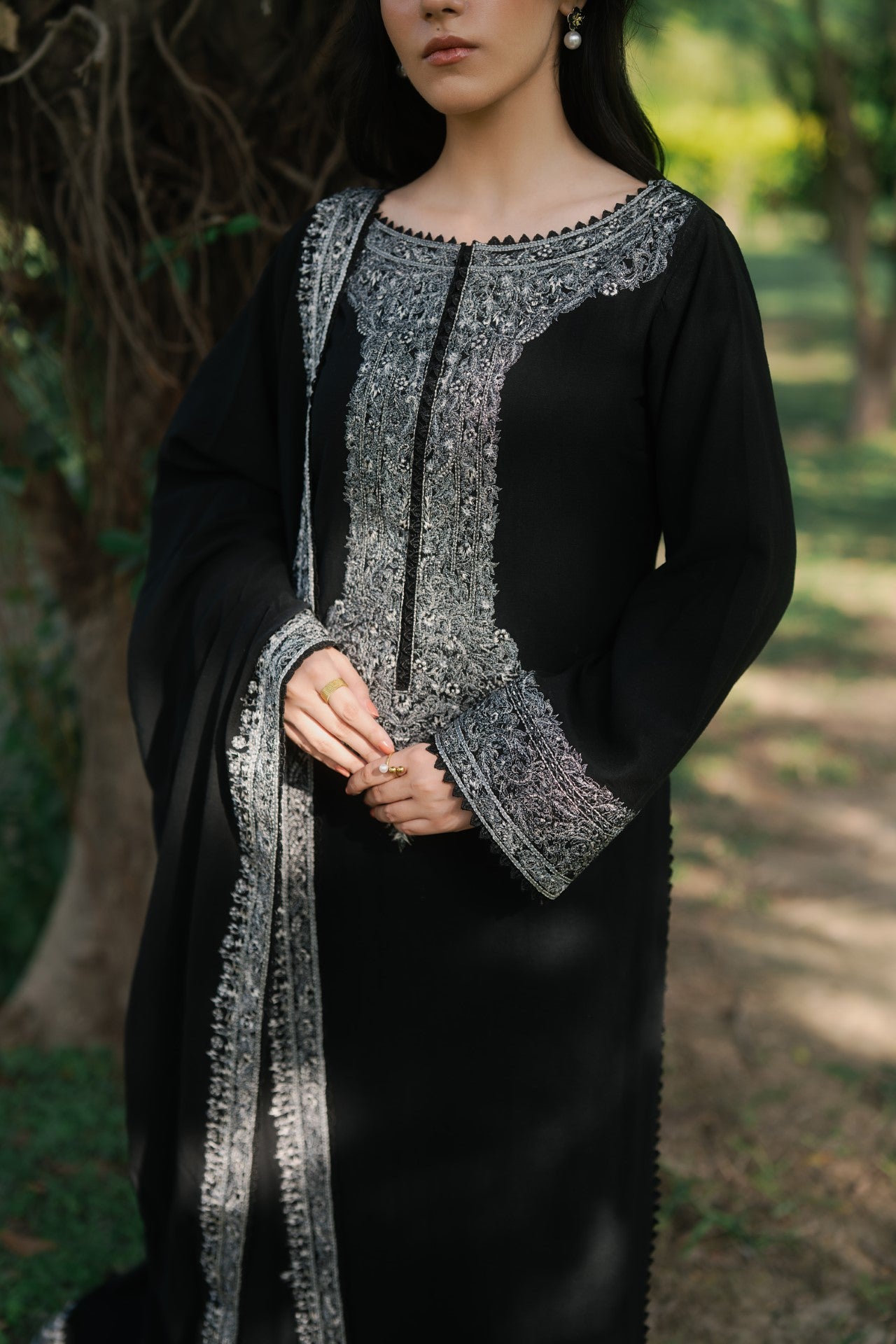 Soraya 3 Piece Embroidered Premium Karandi